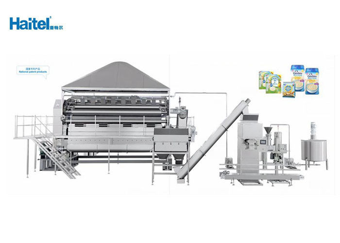 Installation de fabrication nutritionnelle de céréale d'aliment pour bébé de SUS 280kg/H