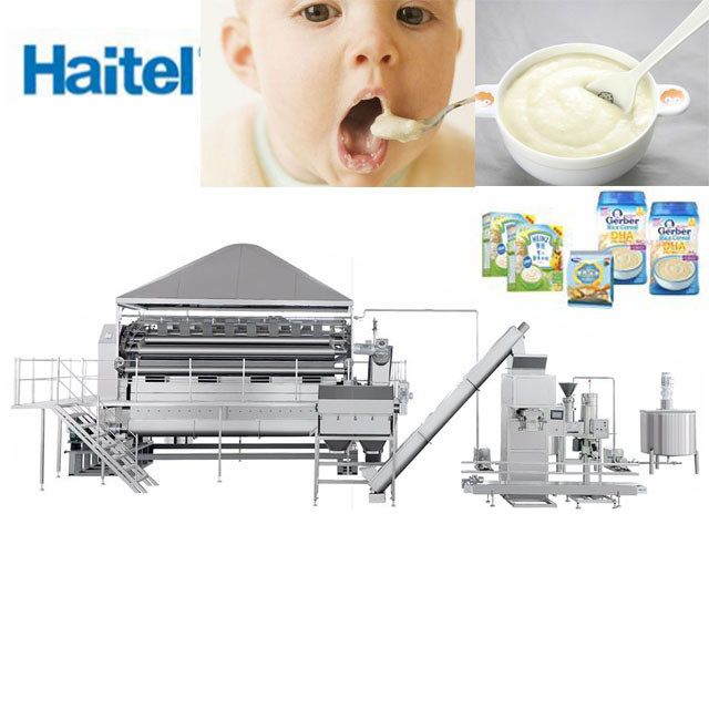 Contrôle instantané de PLC d'installation de fabrication d'aliment pour bébé de grain libre de gluten