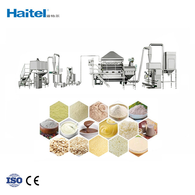 Instant Baby Food Oats Flakes Making Machine 22kw Nutritional
