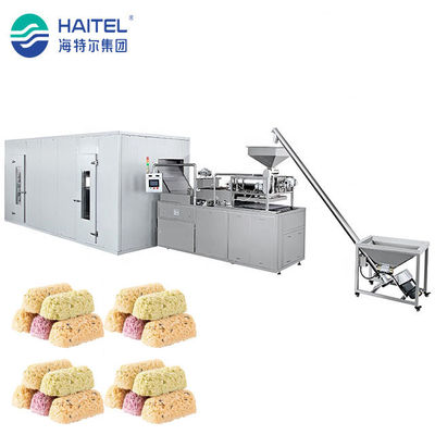 Le PLC a commandé la chaîne de production de chocolat d'avoine pour l'usine de casse-croûte 1000 kg/h heures
