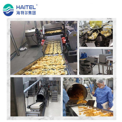 Boulangerie automatique faisant la pomme de terre Chips Production Line 200kg/H de composé de machine